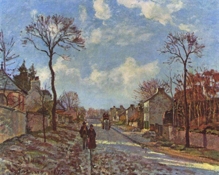 Camille Pissarro Strabe von Louveciennes